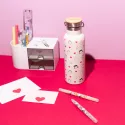SNOOPY LOVE SEASON METAL BOTTLE WITH HANDLE