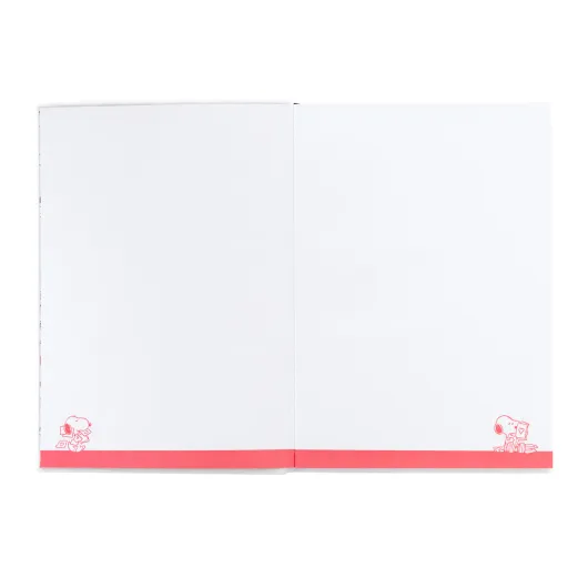 SNOOPY LOVE SEASON PREMIUM A5 NOTEBOOK PLUSH COVER
