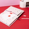 SNOOPY LOVE SEASON PREMIUM A5 NOTEBOOK PLUSH COVER