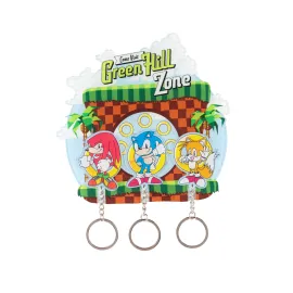 SONIC KEY HANGER WITH KEYRING