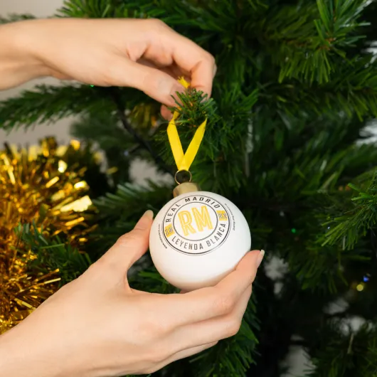 REAL MADRID SET OF 4 CHRISTMAS BALLS