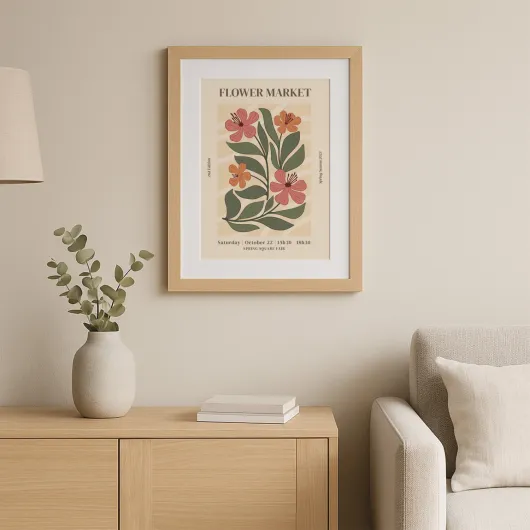 30X40CM MDF BEECH FRAME