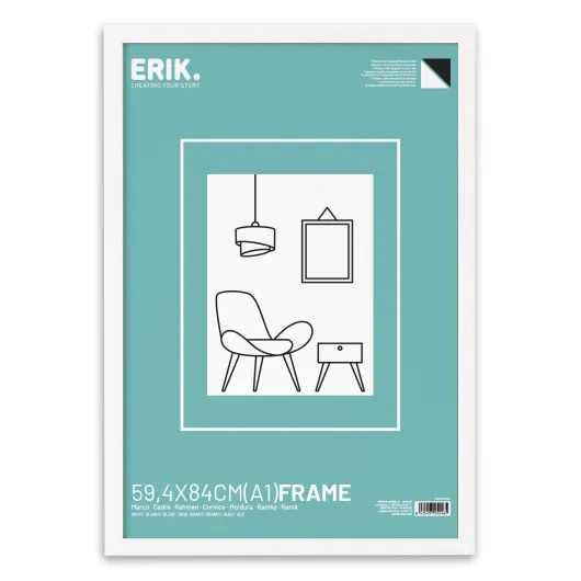A1 59.4X84CM MDF WHITE FRAME