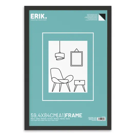 POSTER FRAME A1 59,4X84 CM MDF BLACK