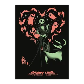 DISNEY NIGHTMARE BEFORE CHRISTMAS LUMINESCENT POSTER 2