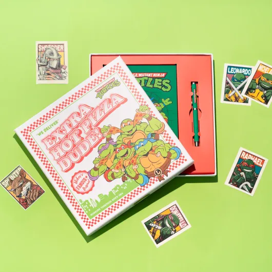 NINJA TURTLES A5 PREMIUM NOTEBOOK WITH PEN SET