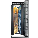 BLACK METAL POSTER DOOR DISPLAY KIT 40 REF. (NO MERCHANDISE)