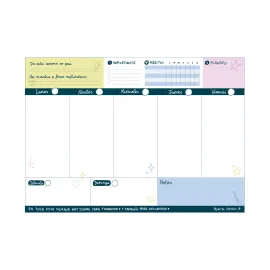 PEDRITA PARKER A4 WEEKLY PRODUCTIVITY PLANNING PAD