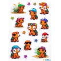 MOOVING EYES TURTLES MAGIC STICKERS