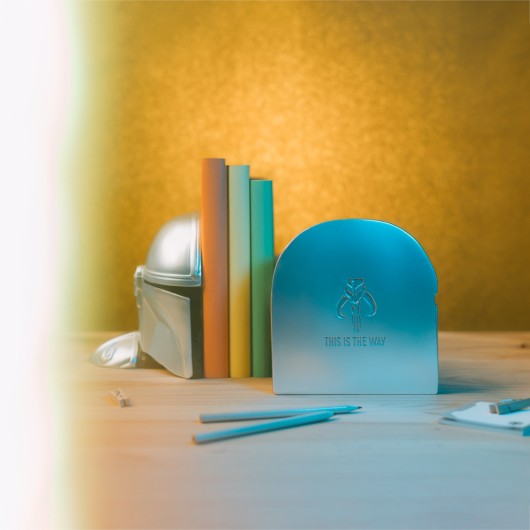STAR WARS THE MANDALORIAN AND GROGU BOOKENDS