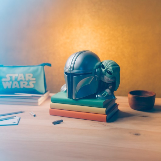 STAR WARS THE MANDALORIAN AND GROGU BOOKENDS