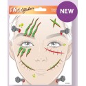 HALLOWEEN FRANKENSTEIN STICKER MASK