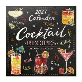 COCKTAILS 2027 30X30 CALENDAR US