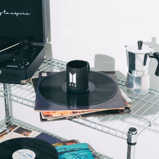 BTS LOGO WHITE MUG