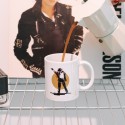 MICHAEL JACKSON KING OF POP WHITE MUG