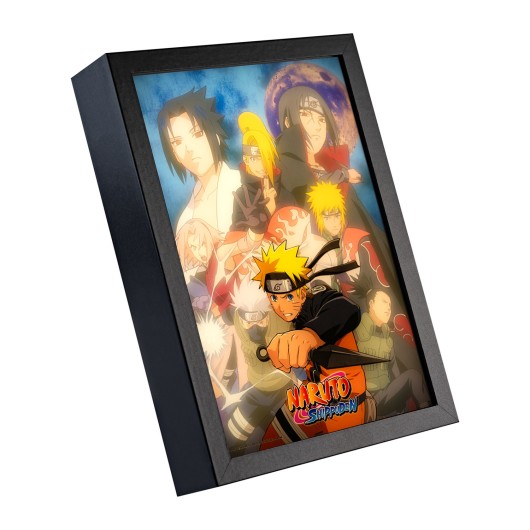 NARUTO SHIPPUDEN LED FRAMED PRINT