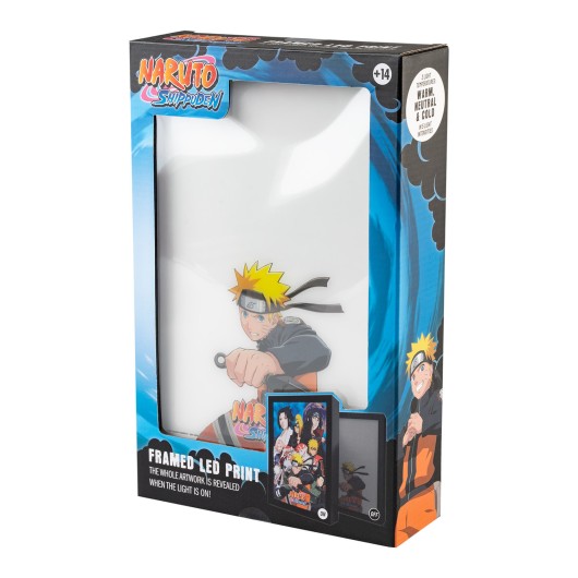 NARUTO SHIPPUDEN LED FRAMED PRINT