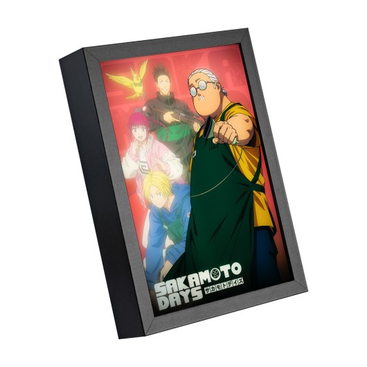 SAKAMOTO DAYS LED FRAMED PRINT