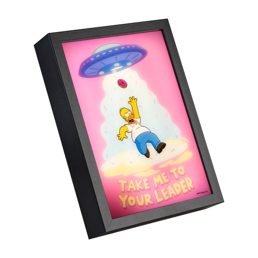THE SIMPSONS LED FRAMED PRINT
