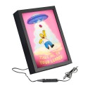 THE SIMPSONS LED FRAMED PRINT