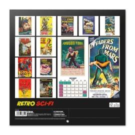 RETRO SCI-FI 2027 30X30 CALENDAR US 2