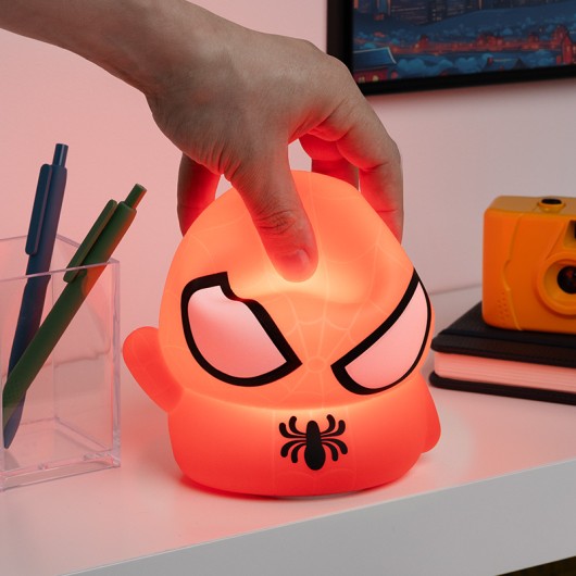 SPIDERMAN RECHARGEABLE SILICONE SQUISHY LIGHT