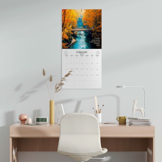 ZEN NATURE 2027 30X30 CALENDAR US