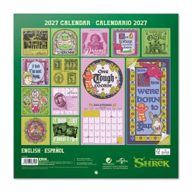 SHREK 2027 30X30 CALENDAR US 2