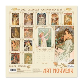 ART NOUVEAU 2027 30X30 CALENDAR US 2
