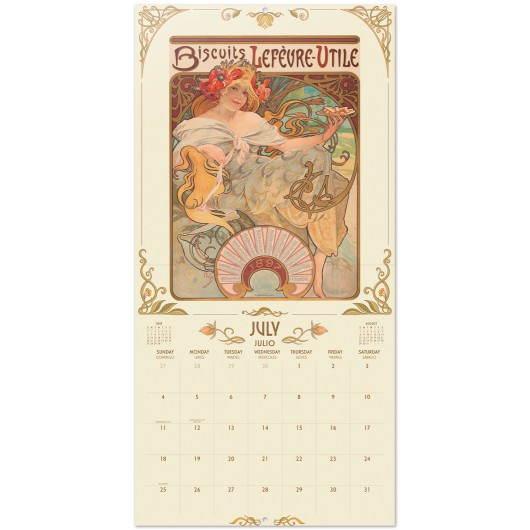 ART NOUVEAU 2027 30X30 CALENDAR US