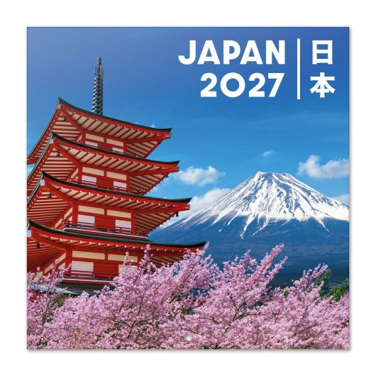 JAPAN 2027 30X30 CALENDAR US