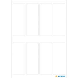 VARIO STICKERS 20X50MM WHITE 2