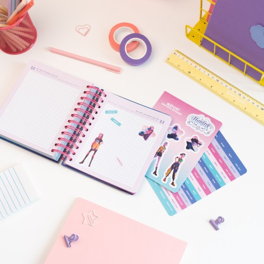 KPOP DEMON HUNTERS 2026/2027 11 MONTHS 1 DAY PAGE M ACADEMIC DIARY