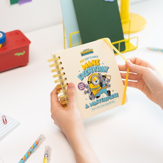MINIONS 2026/2027 DAY PER PAGE M 11 MONTHS ACADEMIC DIARY