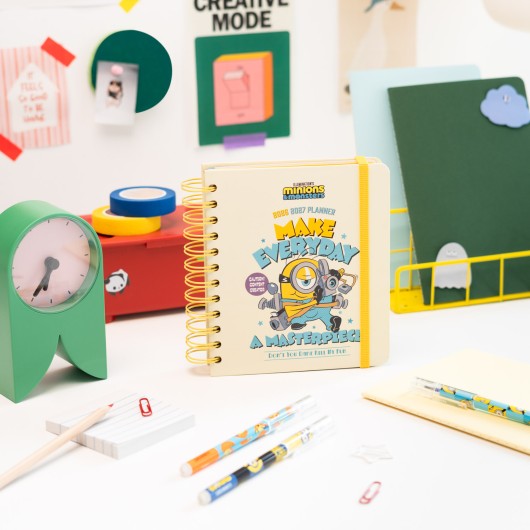 MINIONS 2026/2027 DAY PER PAGE M 11 MONTHS ACADEMIC DIARY