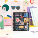 FLORAL CUBES 2026/2027 DAY PER PAGE M 11 MONTHS ACADEMIC DIARY
