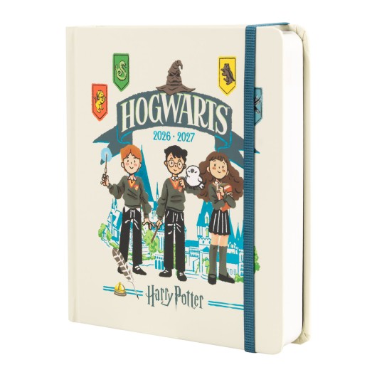 HARRY POTTER 2026/2027 DAY PER PAGE M CASEBOUND 11 MONTHS ACADEMIC DIARY