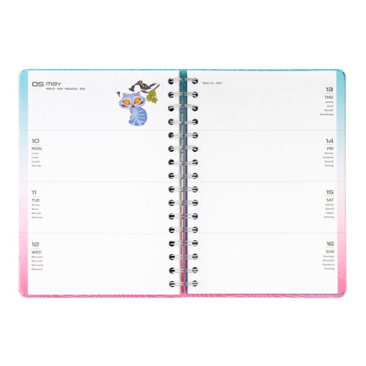 KPOP DEMON HUNTERS 2026/2027 12 MONTHS A5 WEEK VIEW ACADEMIC DIARY