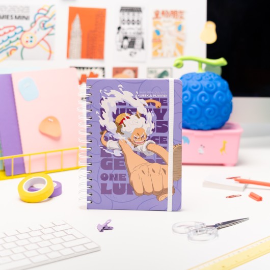 ONE PIECE GEAR 5 2026/2027 WEEK TO VIEW A5 12 MONTHS ACADEMIC DIARY