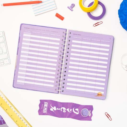 ONE PIECE GEAR 5 2026/2027 WEEK TO VIEW A5 12 MONTHS ACADEMIC DIARY