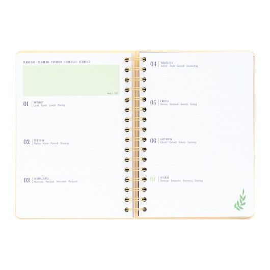 FRIDA KAHLO 2026/2027 WEEK TO VIEW A5 12 MONTHS ACADEMIC DIARY