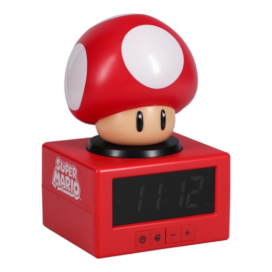 SUPER MARIO MUSHROOM ICON ALARM CLOCK
