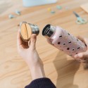 METAL BOTTLE WITH PUSHEEN SUSHI ROLL HANDLE