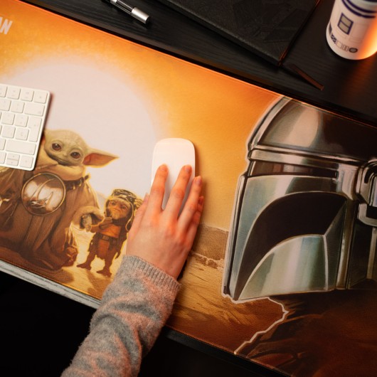 STAR WARS THE MANDALORIAN AND GROGU XL MOUSE PAD