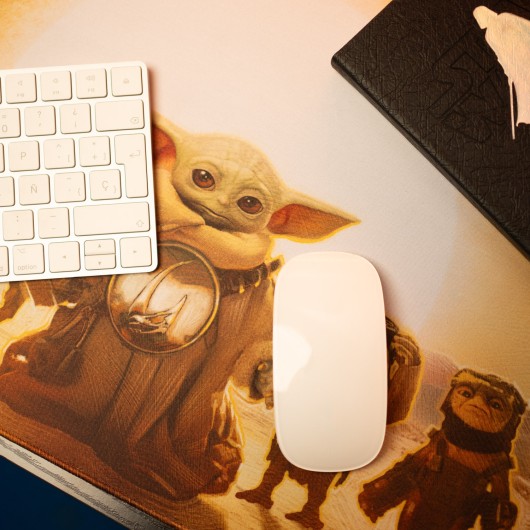 STAR WARS THE MANDALORIAN AND GROGU XL MOUSE PAD