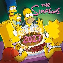 THE SIMPSONS 2027 30X30 CALENDAR (PLASTIC FREE) 