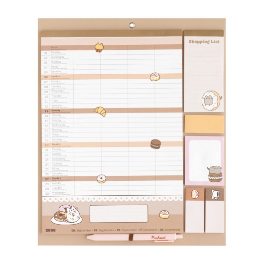 PUSHEEN 2026/2027 PLANNER WITH MAGNET