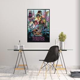 MARVEL BLACK PANTHER WAKANDA FOREVER COMIC POSTER 2
