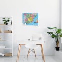 MINI POSTER MAP OF SPAIN