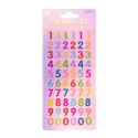 ENAMELLED 3D NUMBER STICKERS